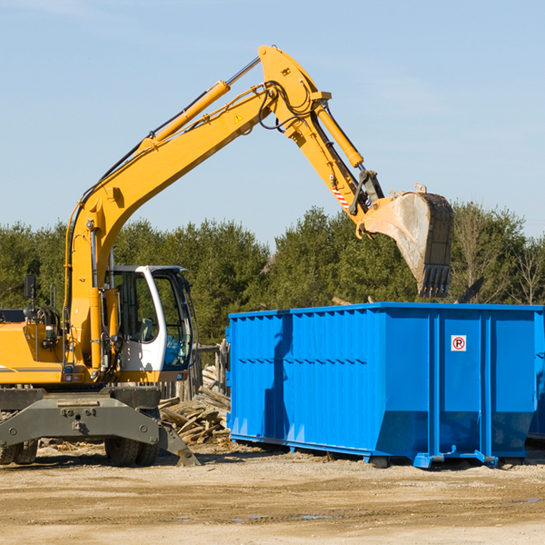 what size residential dumpster rentals are available in Mormon Lake Arizona